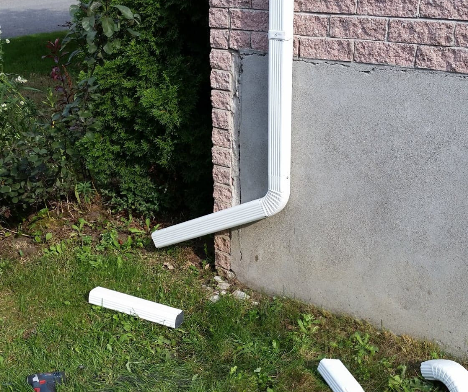 lavage a pression maison | gouttière